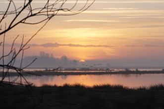 Groepsaccommodatie-Friesland-zonsondergang